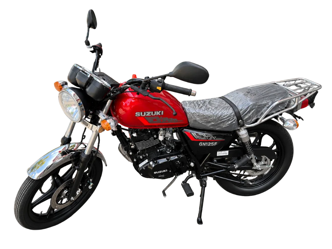 Suzuki GN125 F, vista principal del modelo publicado por el proveedor